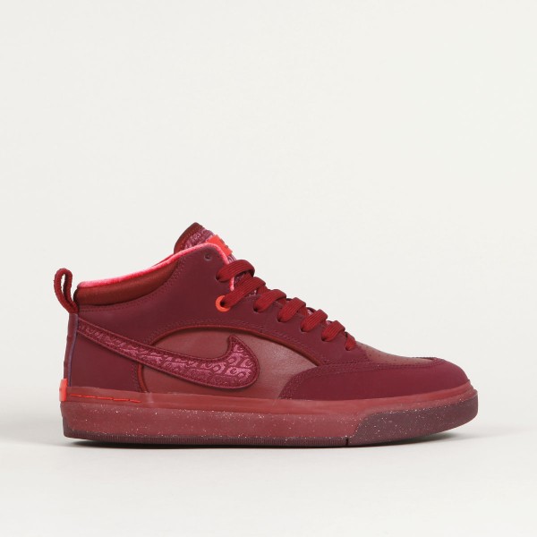 シューズ(男性用) NIKE SB REACT LEO PRM Nike SB React Leo PRM Dark Beetroot Men's - FQ7639-600 - US